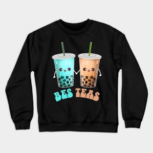 Boba Milk Bubble Tea Bes Teas Crewneck Sweatshirt